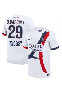 Fotbalové Dres Paris Saint-Germain Bradley Barcola #29 Venkovní Oblečení 2025-26 Krátký Rukáv